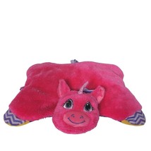 FlipaZoo Flip N Play Pink Unicorn Yorkie Puppy Dog Stuffed Pillow 2017 18&quot; - £23.31 GBP