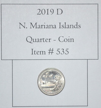 2019 D, N. Mariana Islands Quarter, # 535, quarter, rare quarters, vintage coins - £9.59 GBP