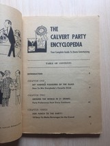 Vintage 1960 House of Calvert Party Encyclopedia- Recipes and Entertaining Book image 3