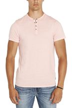 Buffalo David Bitton Men&#39;s Short Sleeve Kasum Henley 2, Blossom 1, S - $25.00