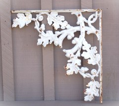 Antique Cast Iron Porch Bracket Victorian Gingerbread Eave Corbel b - $123.74