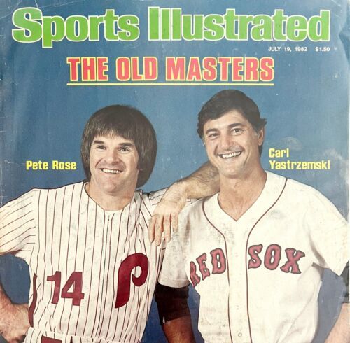 Pete Rose Sports Illustrated Cover Page 1982 Baseball MLB Yastrzemski DWCC10 - £39.81 GBP