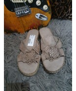 Women’s Clarks  Sandals Size UK 6  Biege Leather - £20.95 GBP