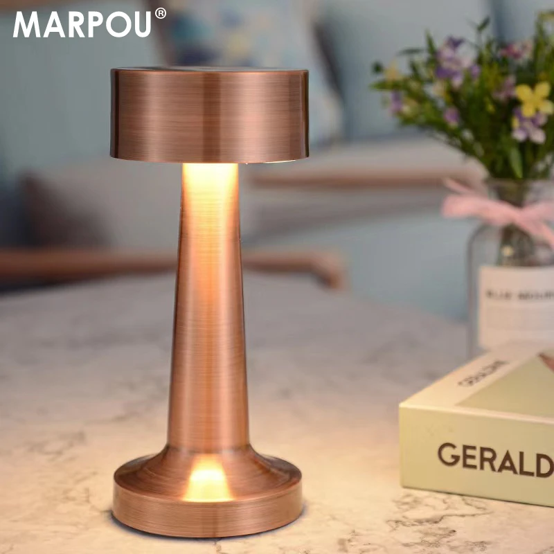 MARPOU Classic Touch Sensor LED Table Lamp Rechargeable Cordless Desk La... - $14.53+