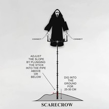 New  Scream ScareCrow ghost robe scarecrow bird pastoral protection  scream ghos - £105.65 GBP