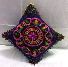 Decorative Cushion Cover Colorful Embroidered Cushion Cover Pillow Cover... - £10.21 GBP