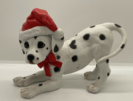 1992 Limited Edition Christmas Dalmation Dog Christmas Red Bow Princeton... - £22.05 GBP