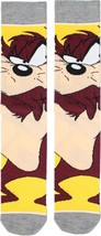 Men&#39;sMen&#39;s Looney Tunes Taz Tasmanian Devil Crew Socks Yellow - $254.70 MXN