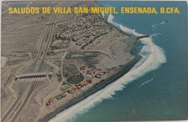 Saludos de Villa San Miguel, Ensenada, BCFA Postcard - $75.07 MXN