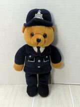 Keel Toys Bears of the United Kingdom Plush Police man teddy bear tan brown - $5.93