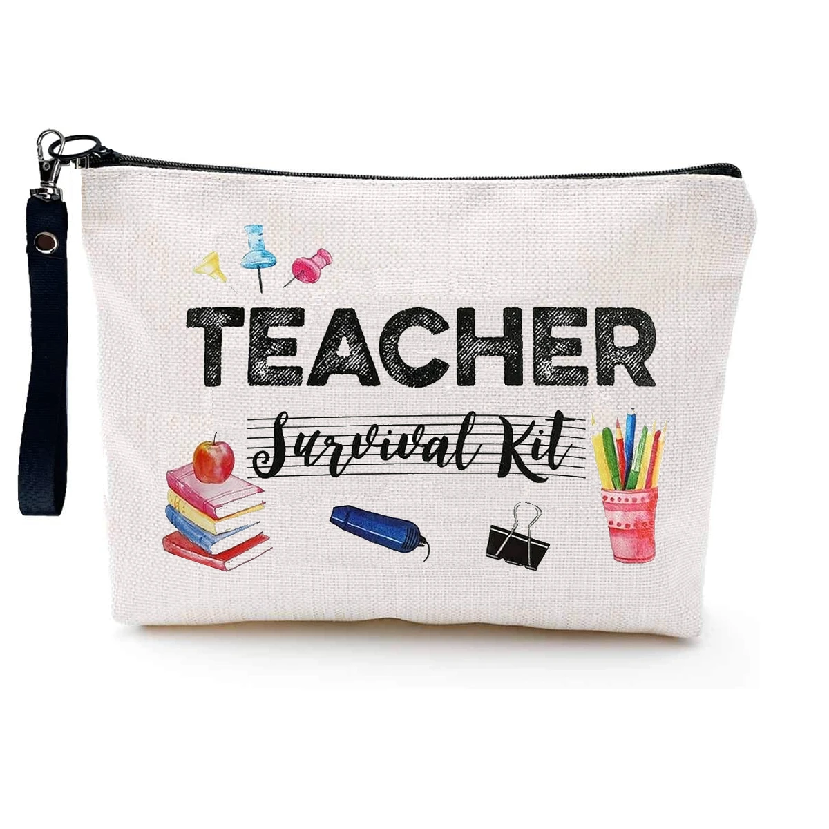 Teacher Appreciation Gifts Best Teacher Ever Cosmetic Bag Teacher Gifts for Wome - $53.83