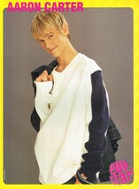 Aaron Carter - Singer - 11" x 8" Teen Magazine Pinup Mini Poster RIP   02 - $4.94