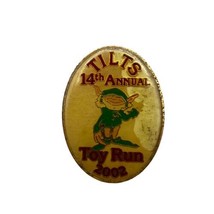 Vintage Tilts 14th Annual Toy Run 2002 Collectible Pin Badge Biker Souve... - £7.48 GBP