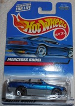 2000 Mattel Wheels #134 &quot;Mercedes 500SL&quot; Mint Car On Sealed Card - £2.39 GBP