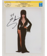 Elvira SIGNED CGC SS Publicity Photo / Cassandra Peterson / Horror / Hal... - £156.42 GBP