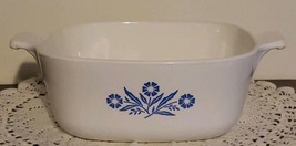 Corning Pyroceram ~ 1.5 Qt. ~ Cornflower Blue Casserole Dish ~ C-12 ~ US... - $37.40