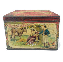 ATQ Biscuit Tin Litho “House that Jack Built” Rhyme McCall &amp; Stephen Scotland - £85.57 GBP