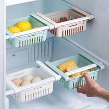 Compact Refrigerator Storage Drawer for Organized Kitchen Freshness - £11.82 GBP