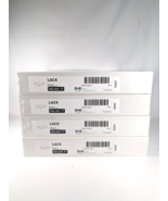 4 Ikea LACK White 502.821.77  Wall Floating Shelves 11 3/4&quot; X 10 1/4&quot; New - $44.16 CAD
