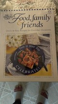Food Family &amp; Friends, The Pampered Chef. 1995 Book Vintage 90/ Home Party Kitch - £5.22 GBP