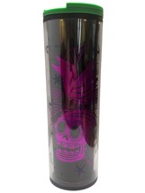 Starbucks 2020 Halloween Dia De Muertos Skull &amp; Crow 16 Oz Tumbler - €8,61 EUR