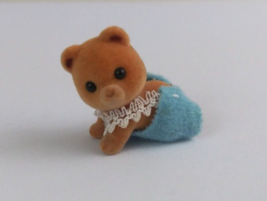 1985 Epoch Calico Critters Baby Brother Bear 1.5&quot; Collectible Figure - £9.29 GBP