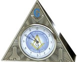 Sigma impex Clock P-284 masonic desk clock 23105 - $24.99