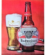 Budweiser Lager beer parties family friends-1964 Vintage Print Ad - $14.45 CAD