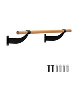 4 Feet Wall-Mounted Ballet Barre for Yoga-Black - Color: Black - $2,394.59 MXN