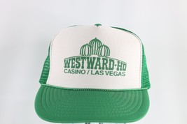 Vintage 80s Westward Ho Casino Las Vegas Roped Trucker Hat Cap Snapback ... - £19.31 GBP
