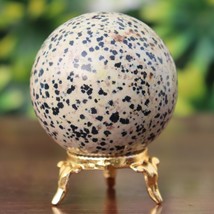 Dalmatian Jasper Sphere Ball Stone Natural Crystals Balls Decoration For Home - £43.47 GBP