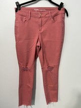 Old Navy Rockstar  Skinny Midrise Jeans Stretch Pockets Salmon Size 10 Reg - $14.84