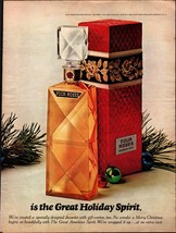 1968 Four Roses Bourbon Whiskey Vintage Print Ad Christmas Ornaments NOSTALGIA - £19.24 GBP