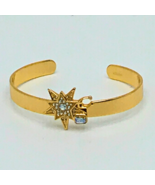 Coach Yellow Gold Swarovski Pave Crystal Signature Bangle Bracelet Set 7... - £69.76 GBP