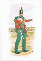 Postcard Stadden Uniform Sergeant 7th Royal Fusiliers 1814 - $2.96