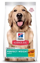 Hill&#39;s Pet Nutrition Science Diet Adult Perfect Weight Dog Food, 12LB - $99.31