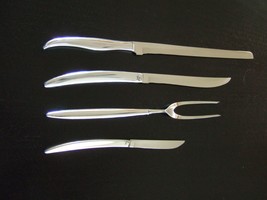 4 Pcs: CARVEL HALL MEAT CARVING KNIVE, MEAT FORK, BREAD KNIFE AND STEAK ... - $28.80