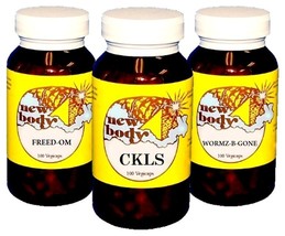 New Body Advance Colon Cleanse Kit – 3-Part Herbal Formula – 100 Vegetar... - $86.48