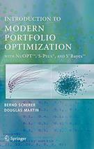 Introduction to Modern Portfolio Optimization with NuOPT, S-PLUS and S+Bayes [Ha - £19.46 GBP
