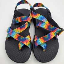 Chaco Z/1 Classic Women&#39;s Size 8 Tie Dye Sandals Adjustable Z Strap Multicolor - $39.55