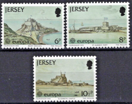 ZAYIX Great Britain Jersey 187-189 MH Europa Castle Forts Ships 042922SM45 - £1.21 GBP