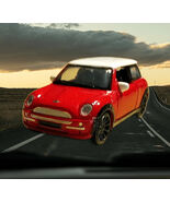 Mini Cooper Red/White MotorMax Scale 1:43 - $39.97