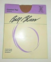 BILL BLASS control top sandalfoot pantyhose Cotton shield Color beige Size A - £1.56 GBP