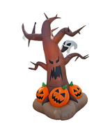 Haunted Tree Halloween Airblown Inflatable 8 Ft Ghosts Pumpkins Jack o L... - £38.92 GBP