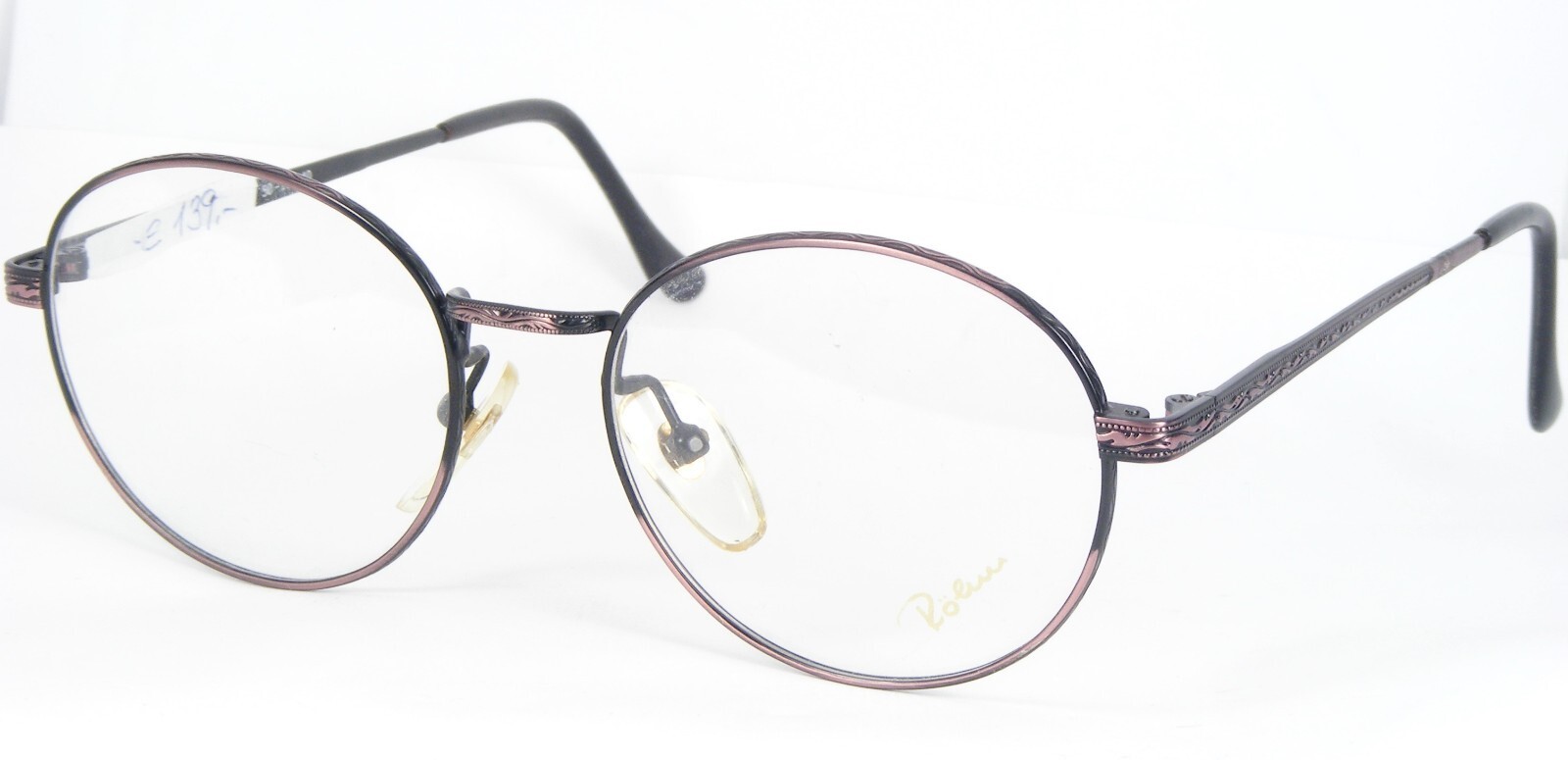Vintage Röhm Mod 3009 158 Lila/Negro Gafas Marco Rohm 50-19-140mm - $54.83