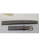 NOS Pulsar by Seiko Ladies 13mm Gray Leather Watch Bracelet Band Model 7... - $26.24 CAD