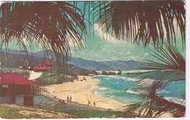 Barbados West Indies Postcard Sandy Beach On Bathsheba Coast - $1.97