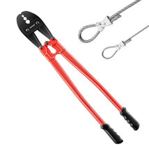 VEVOR 30" Hand Swager, Swaging Tool for 5/32", 1/4" and 5/16" Wire Rope ... - $57.90