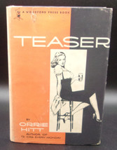 Orrie Hitt TEASER First edition 1956 SCARCE hardcover Sleaze/Crime Novel in dj - £35.88 GBP