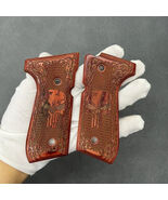 Beretta 92/96 Full-Size Punisher Skull Wood Grips for 92FS/92F - High Qu... - $39.59